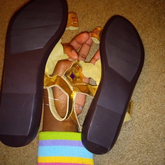 Vtg 60s gladiator sandals - Picture 3 of 5